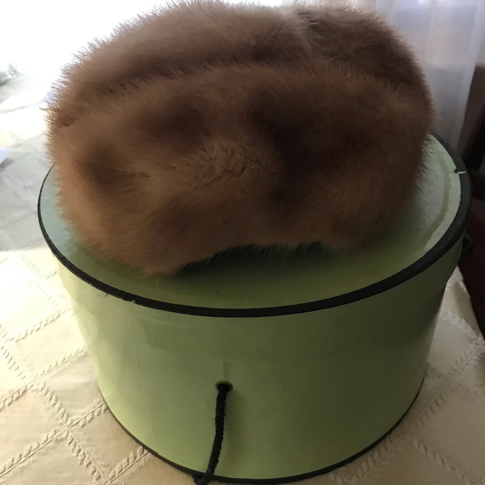 Vintage mink hat